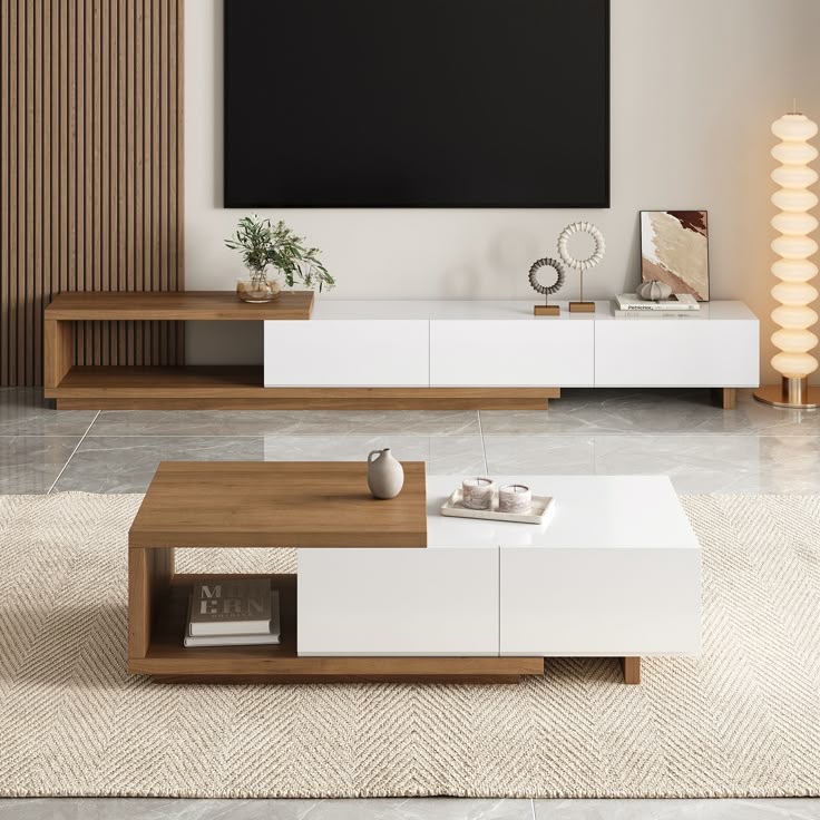 Contemporary TV Console